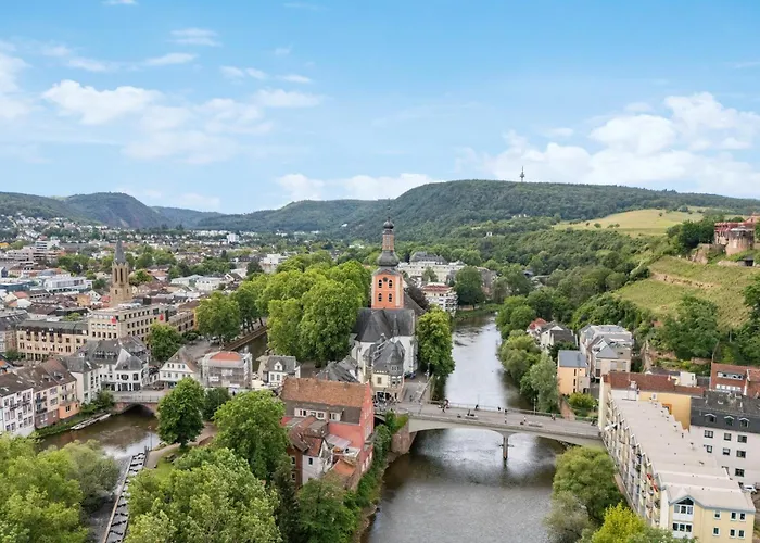 Altstadt Am Wasser Mit Parkplatz Und Großem Garten * Bad Kreuznach